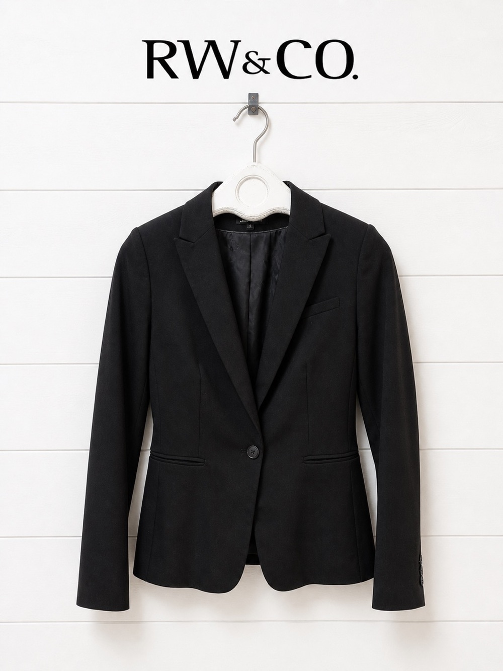 RW&CO Black Tailored Blazer Size 0